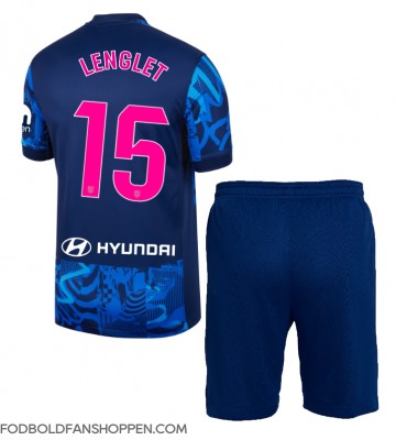 Atletico Madrid Clement Lenglet #15 Tredjetrøje Børn 2024-25 Kortærmet (+ Korte bukser)